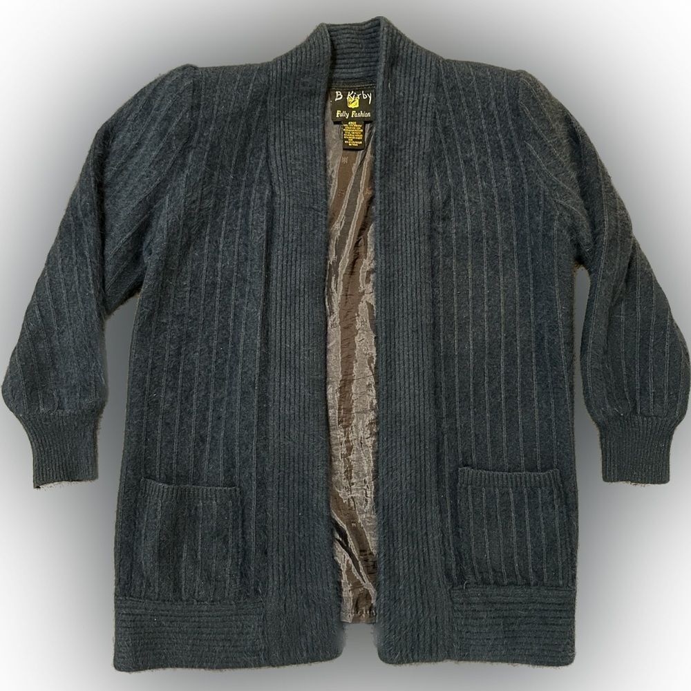Beautiful Angora Rabbit Fur Cardigan